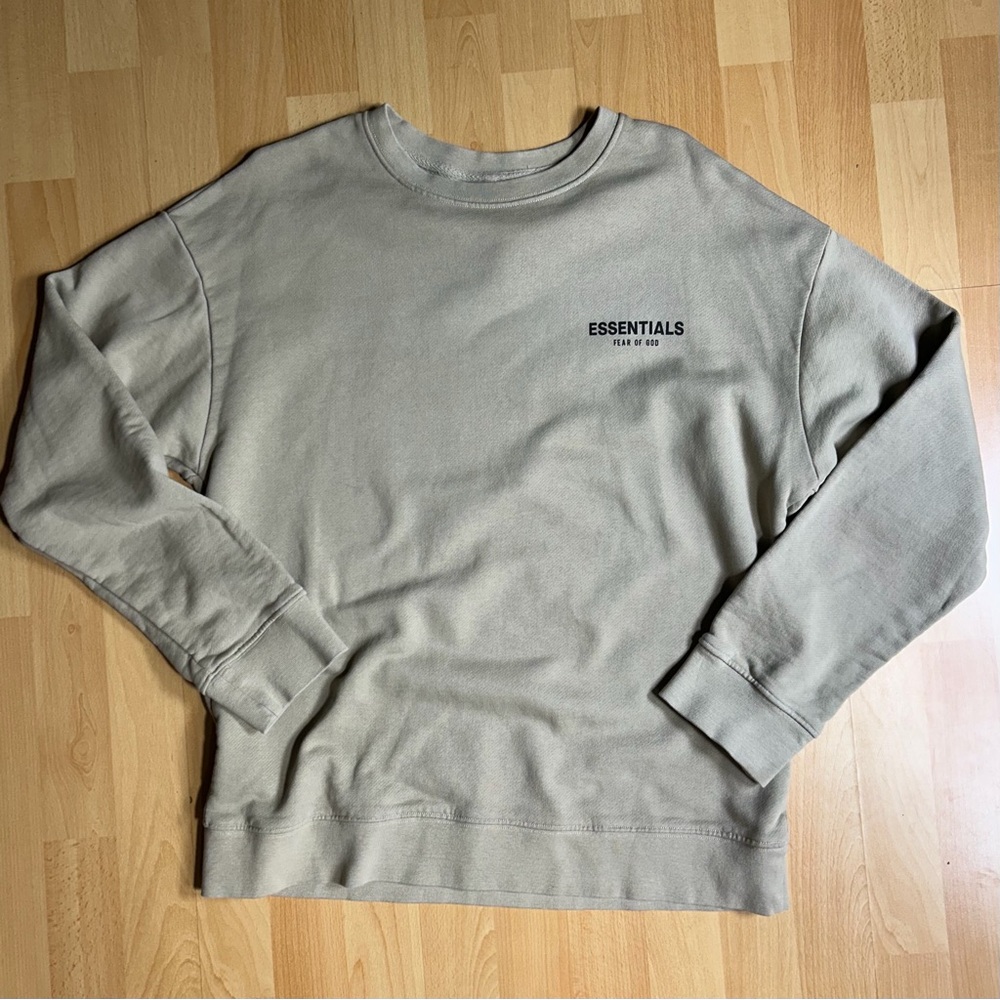 Essentials Fear of God Taupe Crewneck Sweatshirt XL